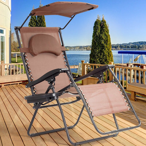 Kalobe Outdoor Metal Chaise Lounge