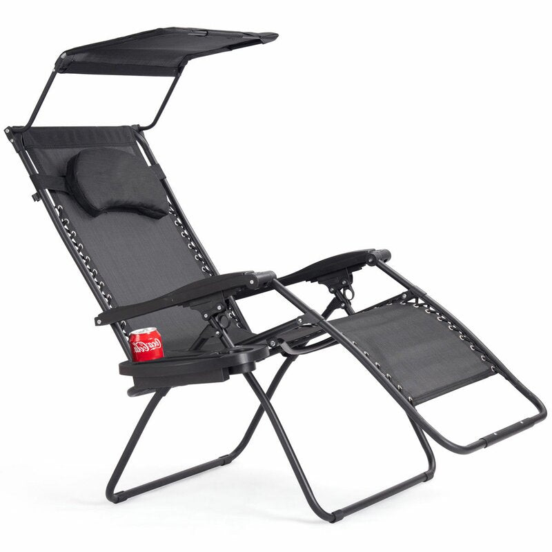 Kalobe Outdoor Metal Chaise Lounge