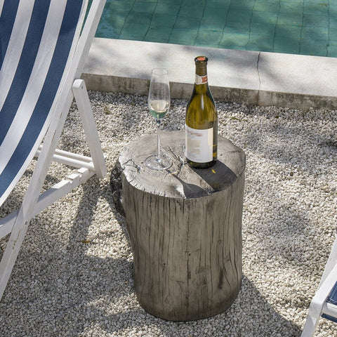 Kamrar Wood Outdoor Side Table