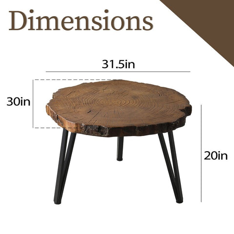 Kanawha Wood Outdoor Side Table
