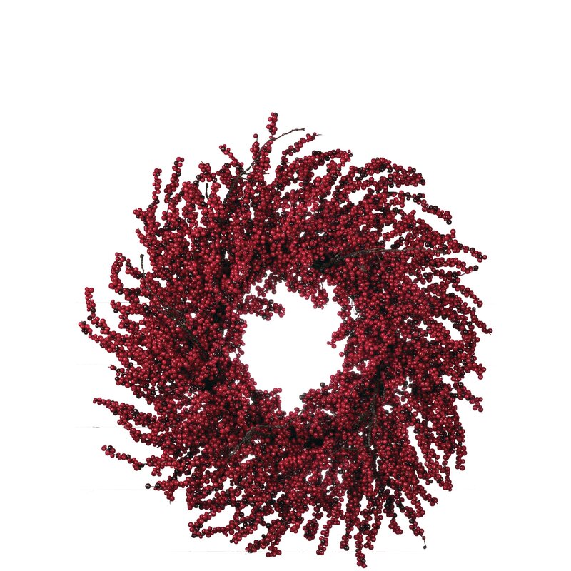 Kathreen Faux Berry Foam 26'' Wreath