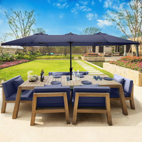 Kaydi 108'' x 180'' Rectangular Market Umbrella