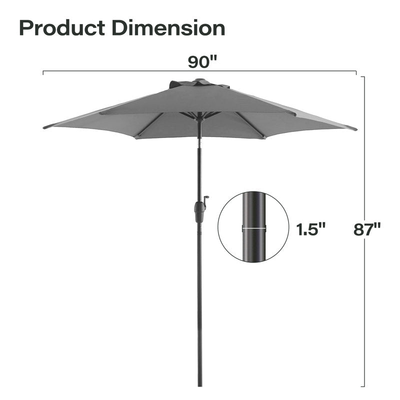 Kazuko 90'' Market Umbrella