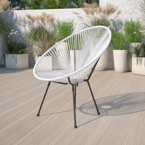 Kelleia Wicker Outdoor Armless Lounge Chair