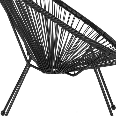 Kelleia Wicker Outdoor Armless Lounge Chair