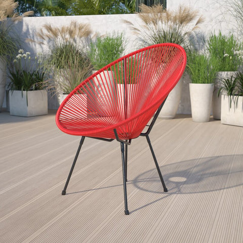 Kelleia Wicker Outdoor Armless Lounge Chair