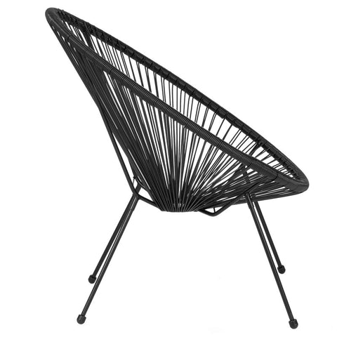 Kelleia Wicker Outdoor Armless Lounge Chair