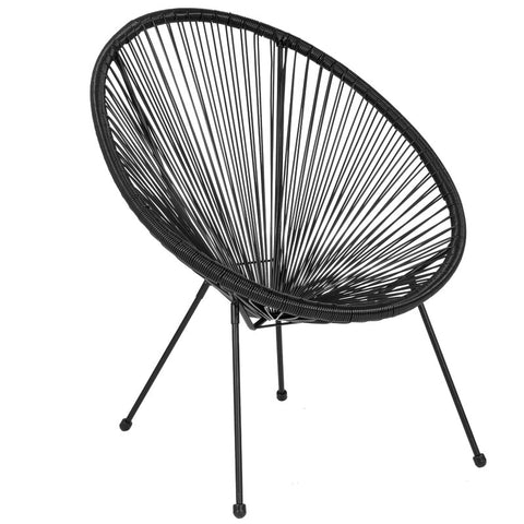 Kelleia Wicker Outdoor Armless Lounge Chair