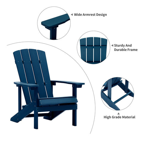 Keysville Outdoor Adirondack Chair (Set of 2)