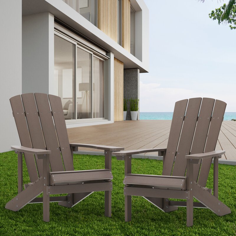 Keysville Outdoor Adirondack Chair (Set of 2)
