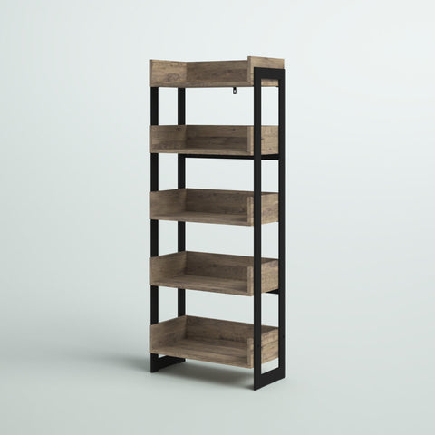 Kim 64'' H x 25'' W Metal Standard Bookcase
