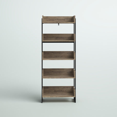 Kim 64'' H x 25'' W Metal Standard Bookcase