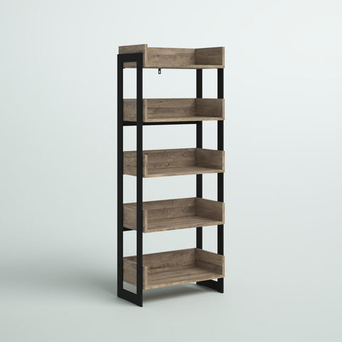 Kim 64'' H x 25'' W Metal Standard Bookcase