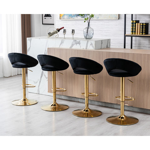 Kshaun Swivel Adjustable Height Stool (Set of 2)