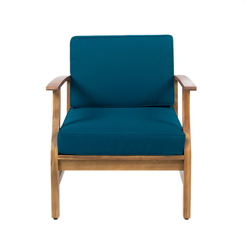 Lampman Acacia Outdoor Lounge Chair