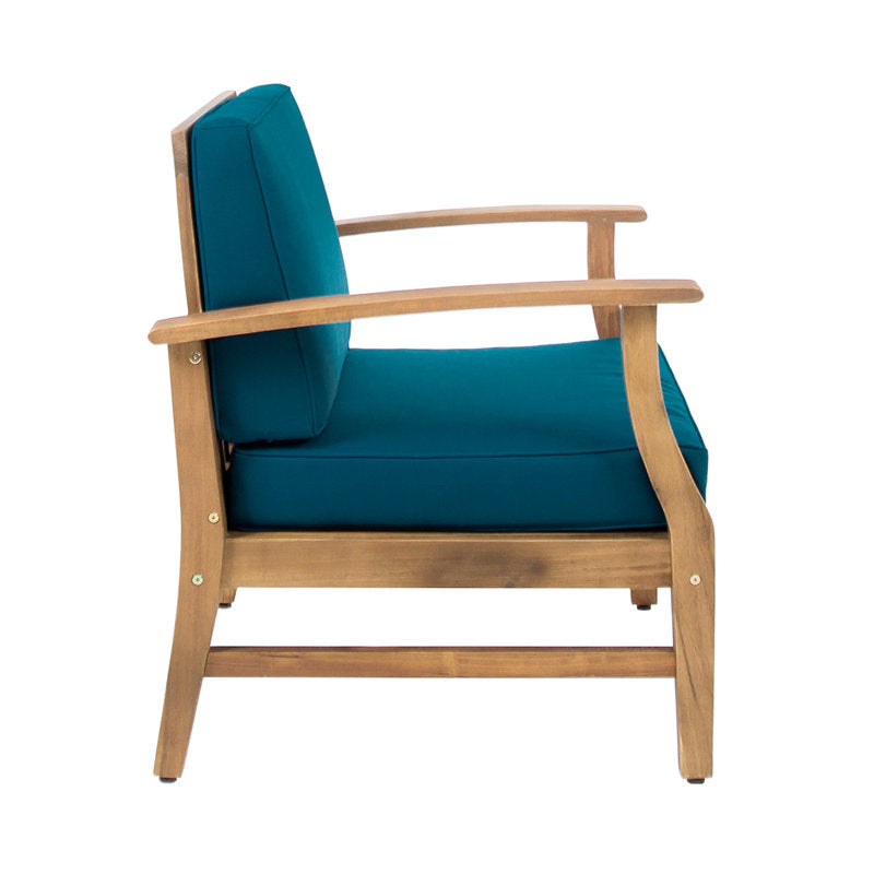 Lampman Acacia Outdoor Lounge Chair