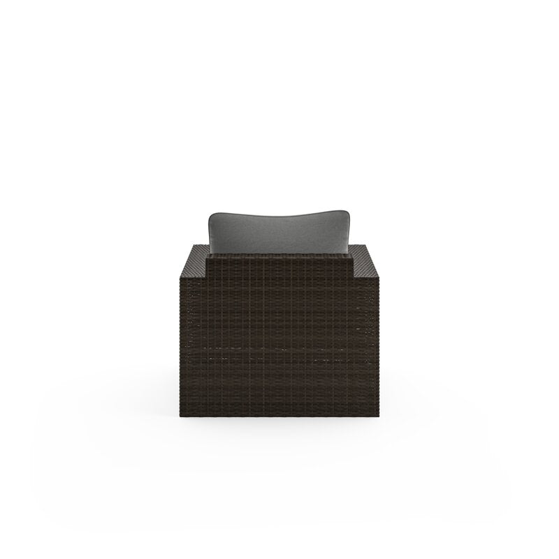 Lenkerville Wicker Outdoor Lounge Chair