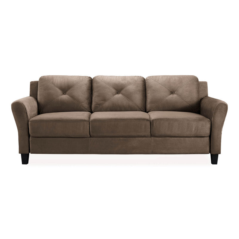 Liston 78.8" Round Arm Tufted Sofa