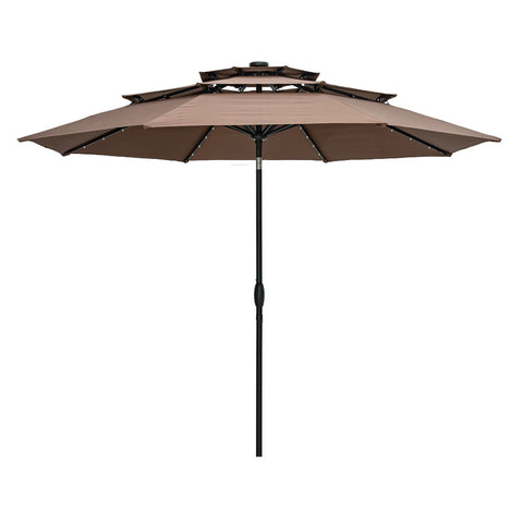 Lohmann 120'' Lighted Market Umbrella