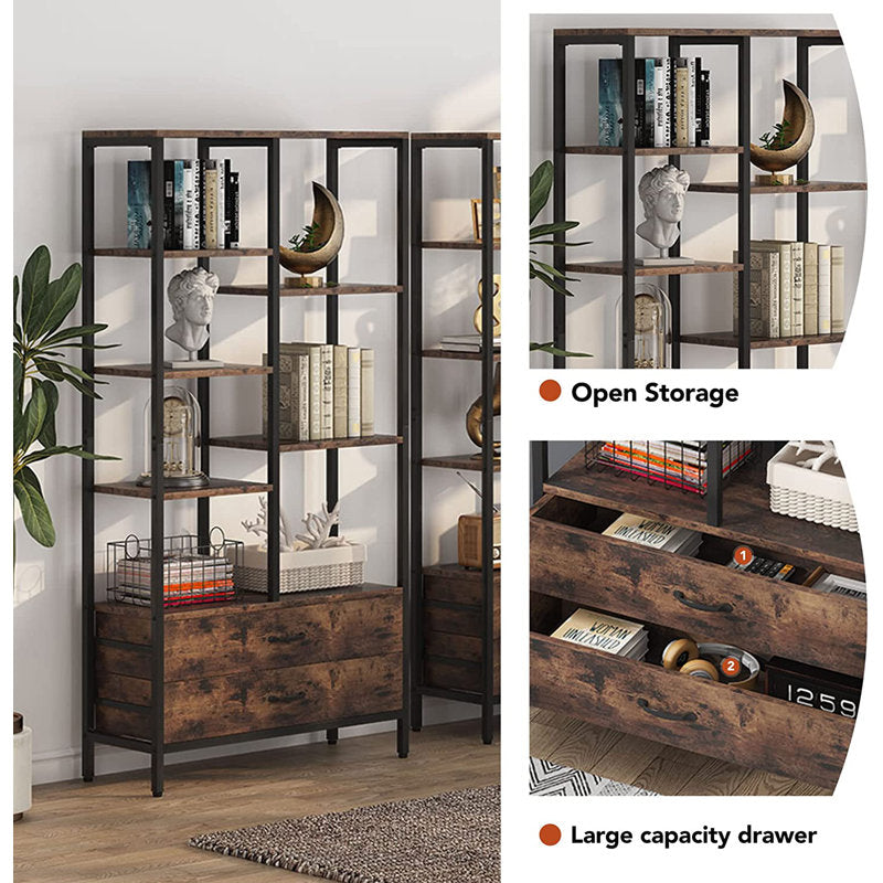 Loyte Etagere Storage Bookcase