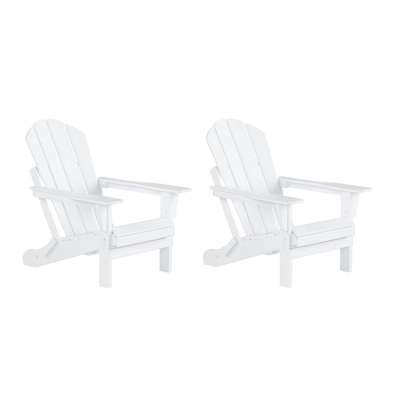 Marciano Foldable Outdoor Adirondack Chair Set (Set of 2)