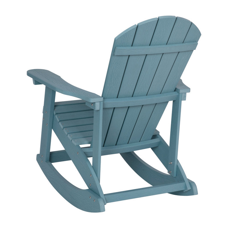 Mccorkle Adirondack Poly Resin Rocking Chairs for Indoor/Outdoor Use (Set of 2)