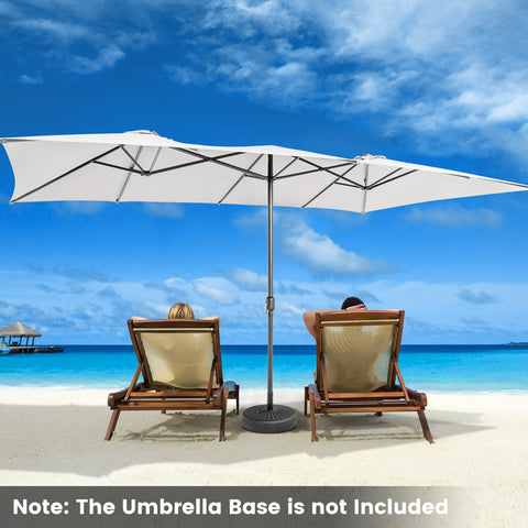 Nakiyha 180'' x 108'' Rectangular Market Umbrella