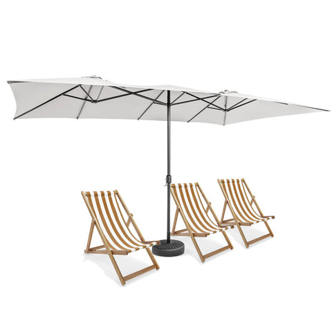 Nakiyha 180'' x 108'' Rectangular Market Umbrella