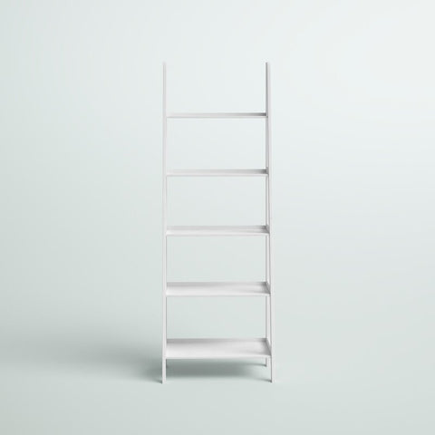 White Natrona Ladder Bookcase