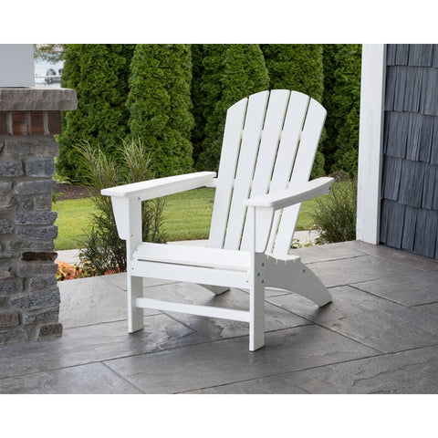 Slate Gray Nautical Outdoor Adirondack Chair (Part number: AD610GY)