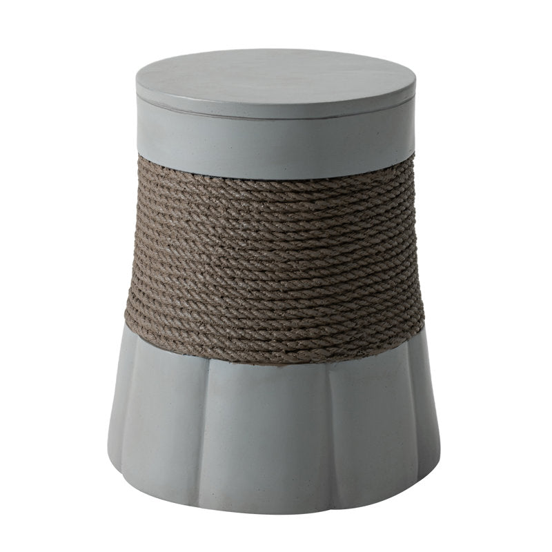 Nayini Concrete Outdoor Side Table