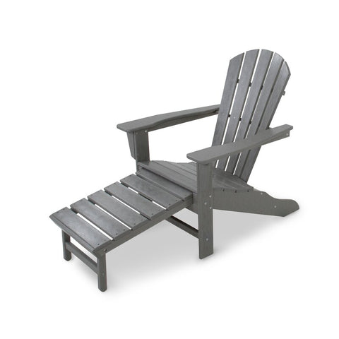 Palm Coast Outdoor Adirondack Chair With Ottoman