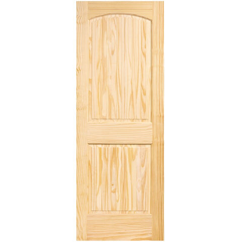 Paneled Solid Wood Unfinished Colonial Standard Door