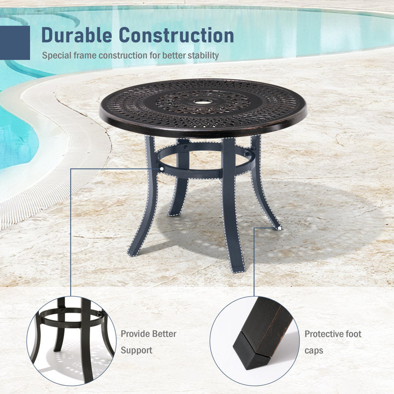 Pei Metal Outdoor Side Table