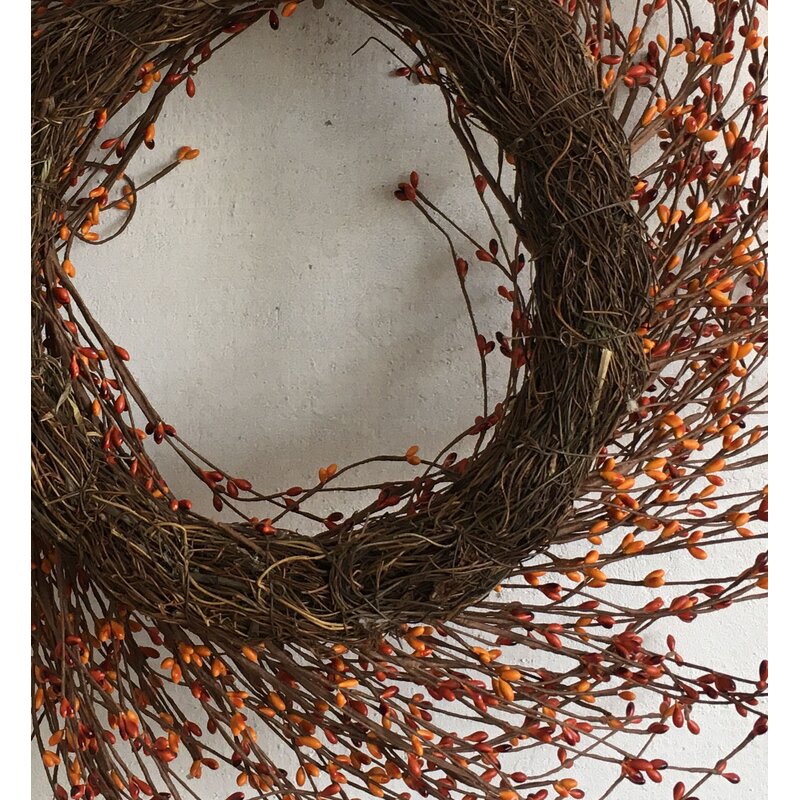 Pip Handcrafted Faux Berry Foam 24'' Wreath