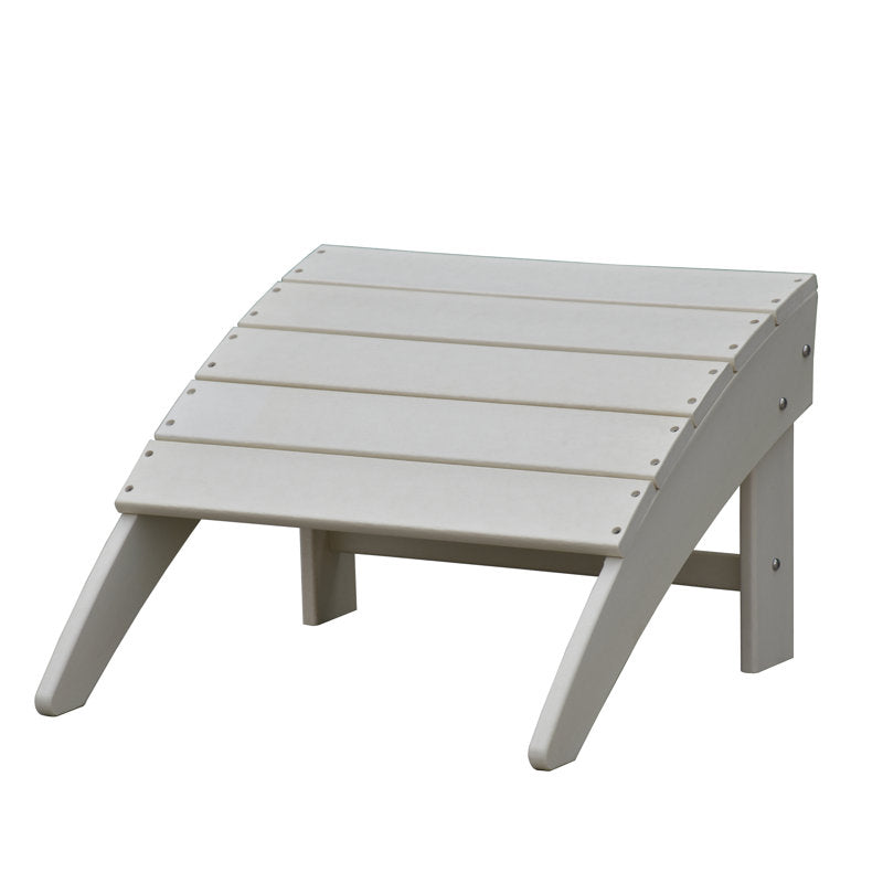 Plastic Adirondack Chair with Ottoman (Part number: HU-091-O)