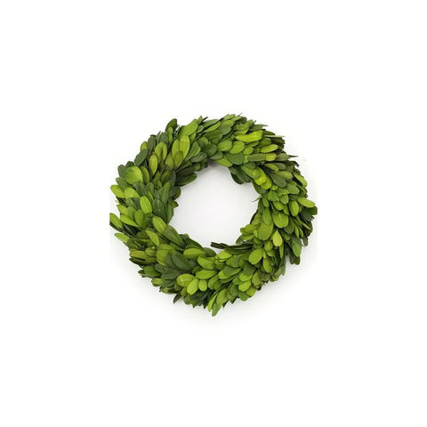 Preserved Boxwood Greenery Wreath