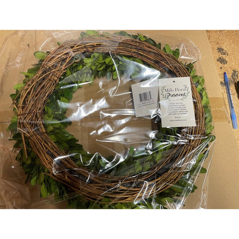 Preserved Boxwood Wreath