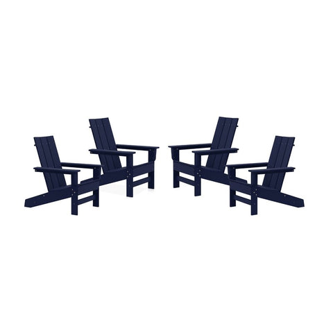 Ratcliff Outdoor Adirondack Chair Set (Set of 4)