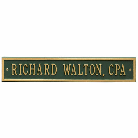 Rectangle Wall Plaque