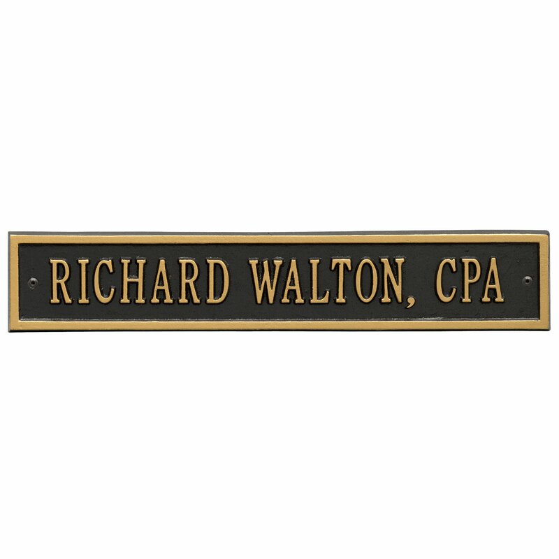 Rectangle Wall Plaque