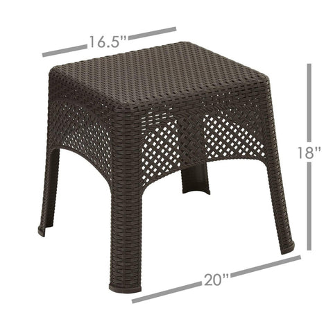 Resin Outdoor Side Table