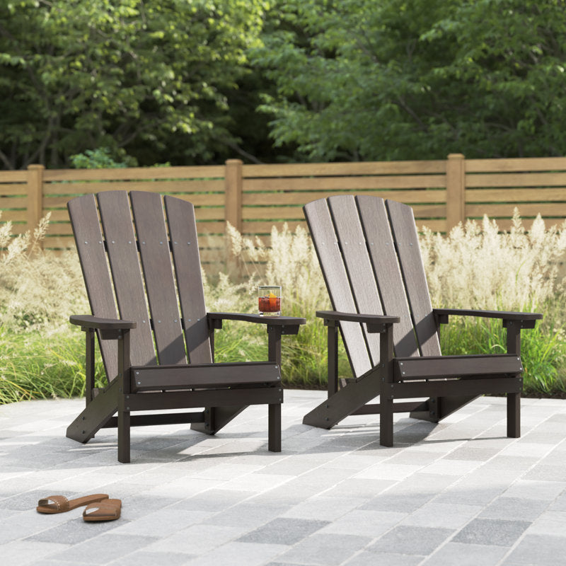 Robyn Outdoor Adirondack Chair (Set of 2)