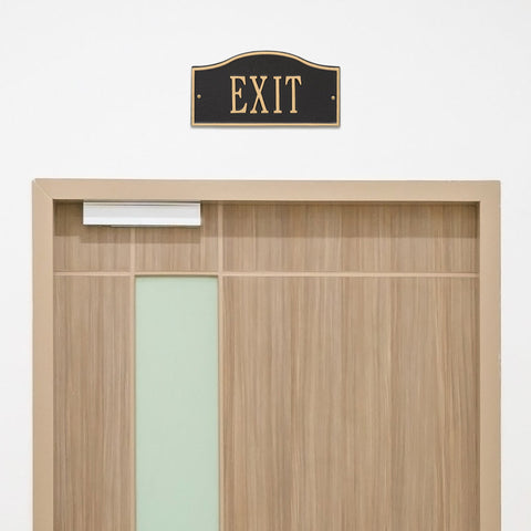 Rolling Hills 1-Line Wall Address Plaque