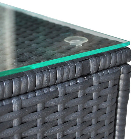 Rosia Glass Outdoor Coffee Table