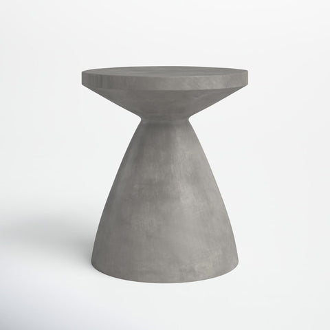 Sayle Concrete Outdoor Side Table