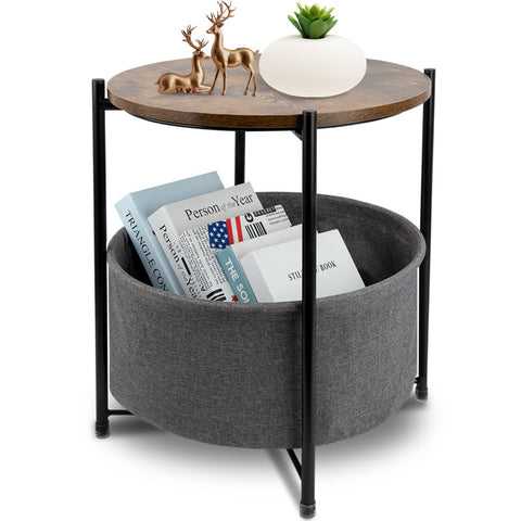 Black Serik End Table