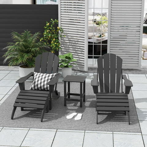Sand Shaunna Foldable Outdoor Adirondack Chair