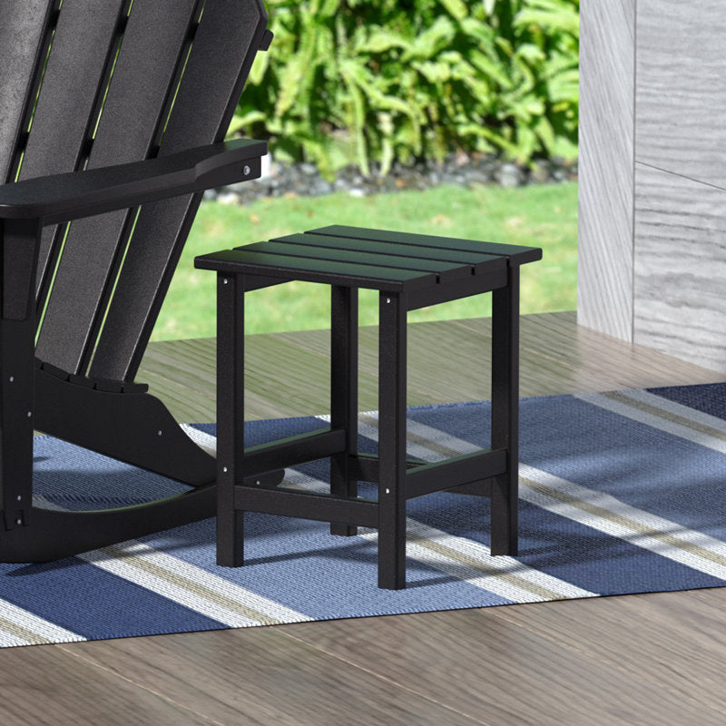 Shavon Outdoor HDPE Side Table