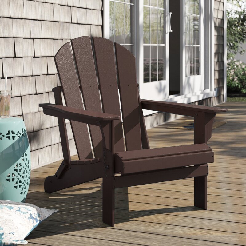 Shawnna HDPE Folding Adirondack Chair